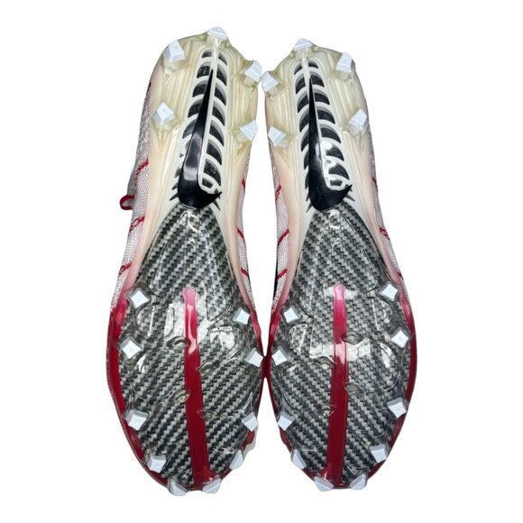 Nike Vapor Untouchable 3 Elite Football Cleats Red White AO3006-160 size 12 - Picture 7 of 7
